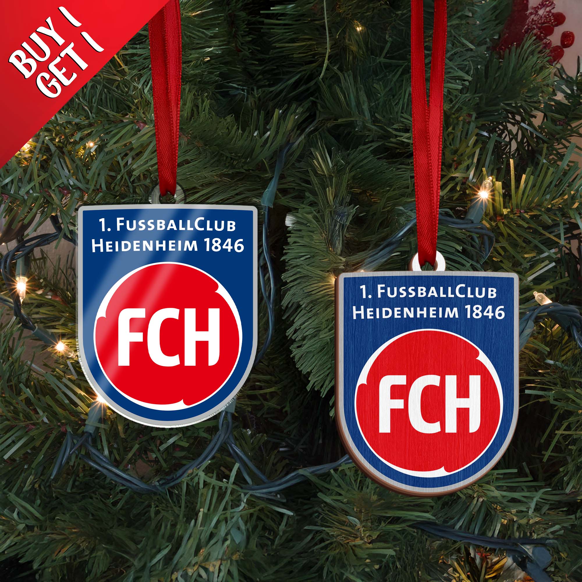1. FC Heidenheim Ornament PT76862