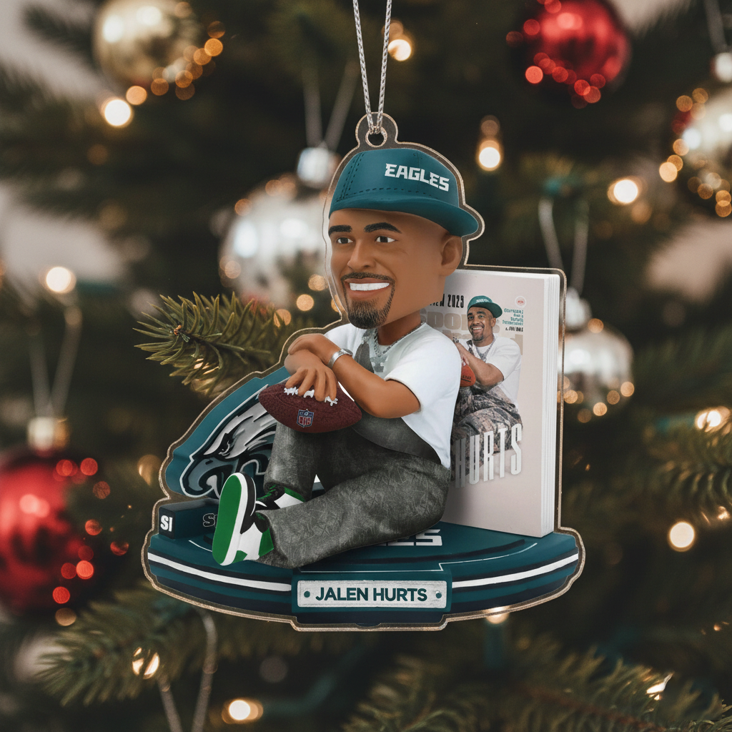 Jalen Hurts Philadelphia Eagles Ornament PT76903
