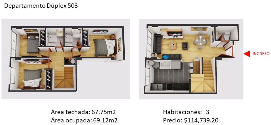 Duplex 3 dorm