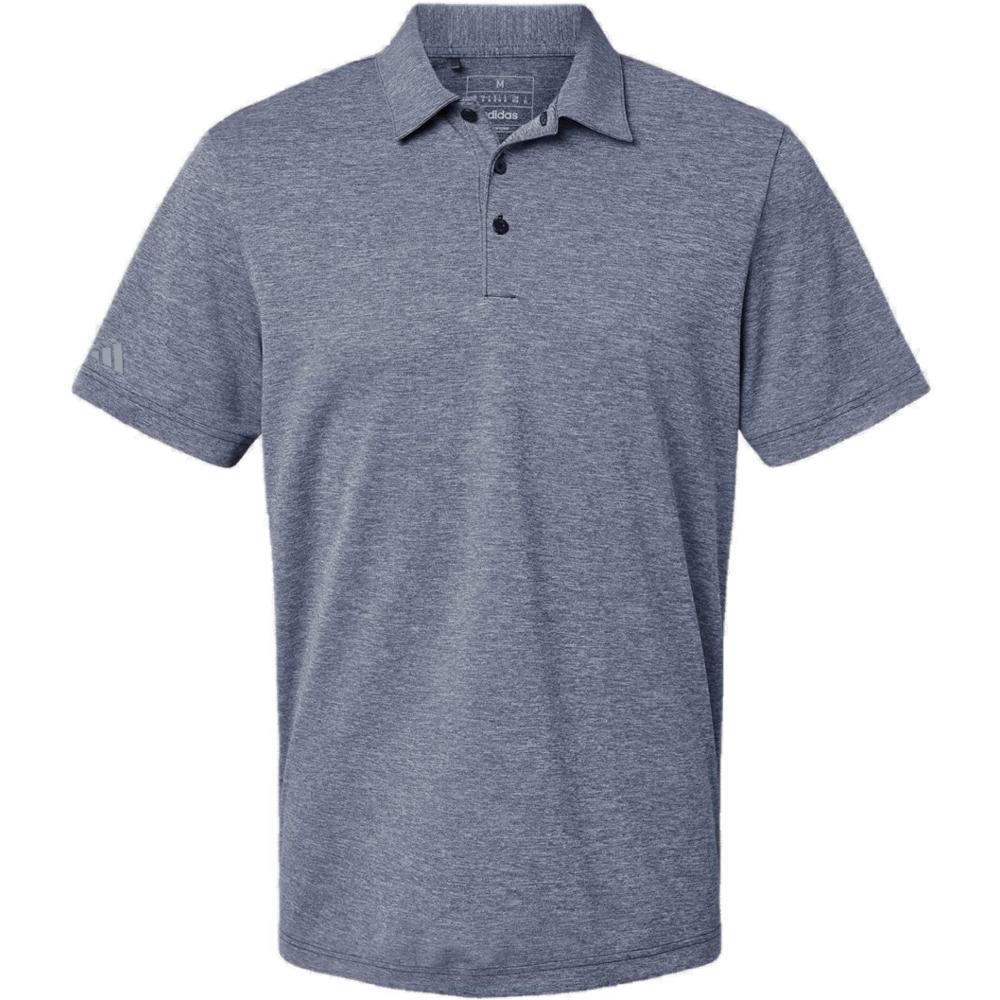 Heathered Polo — Collegiate Navy Melange