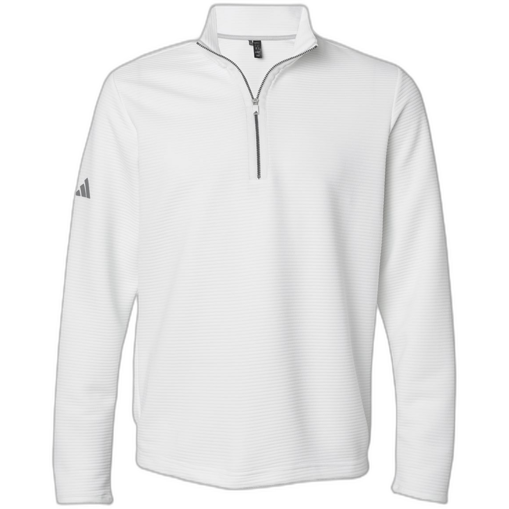 Spacer Quarter-Zip Pullover — Core White