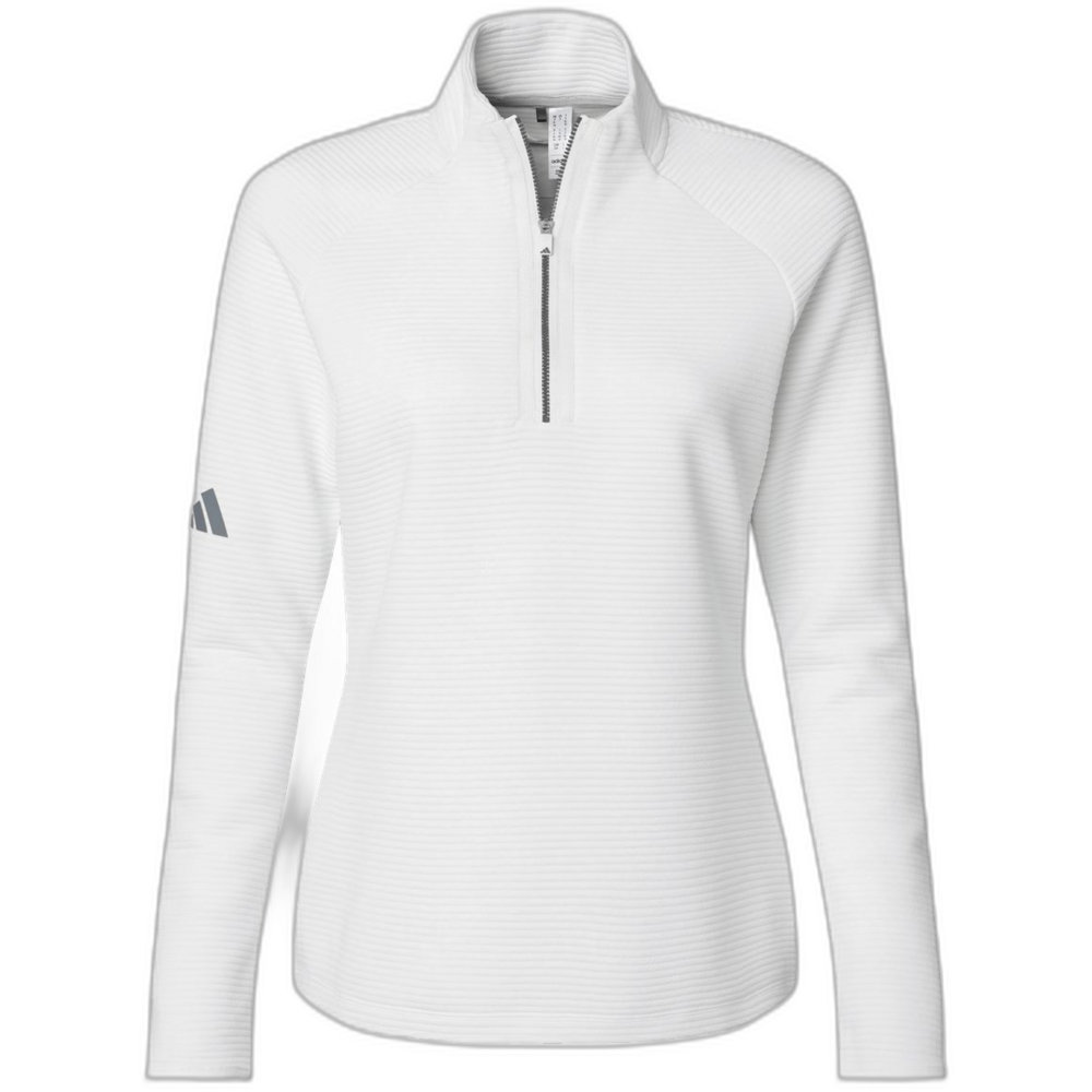 Women's Spacer Quarter-Zip Pullover — Core White