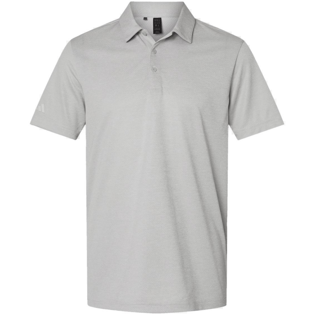 Space Dyed Polo — Grey One Heather