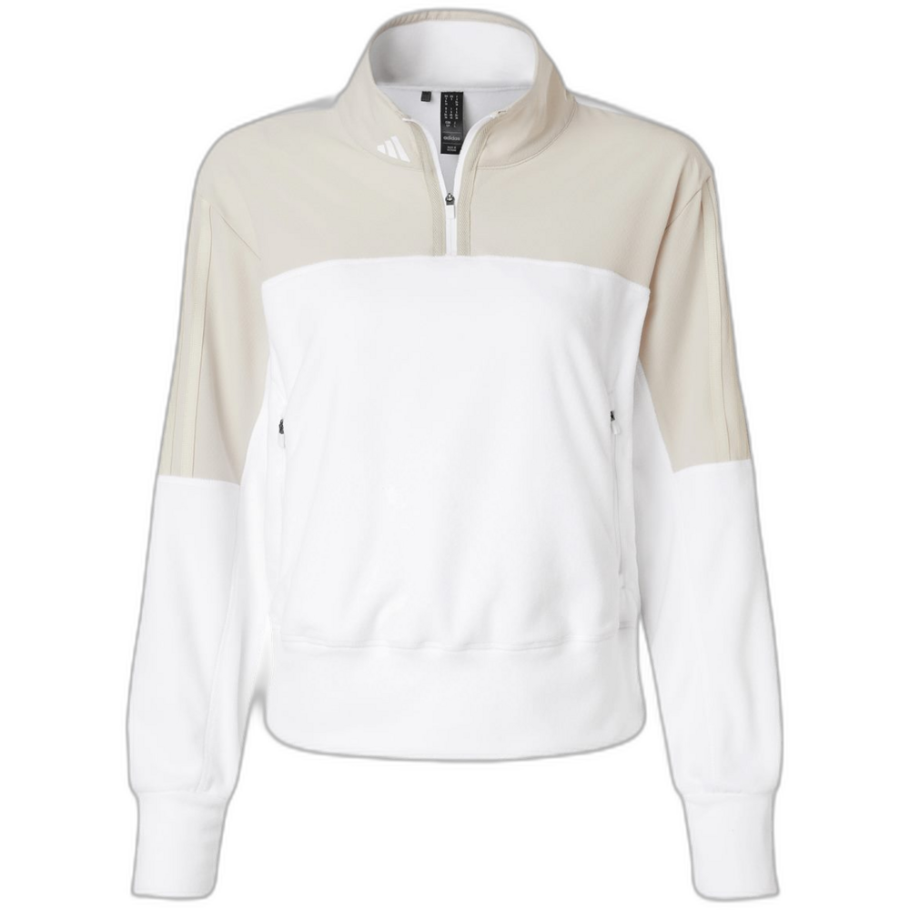 Women's Fleece Quarter-Zip Pullover — Alumina