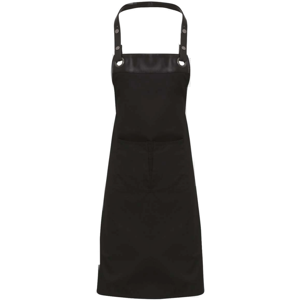 Espresso Bib Apron with Pockets