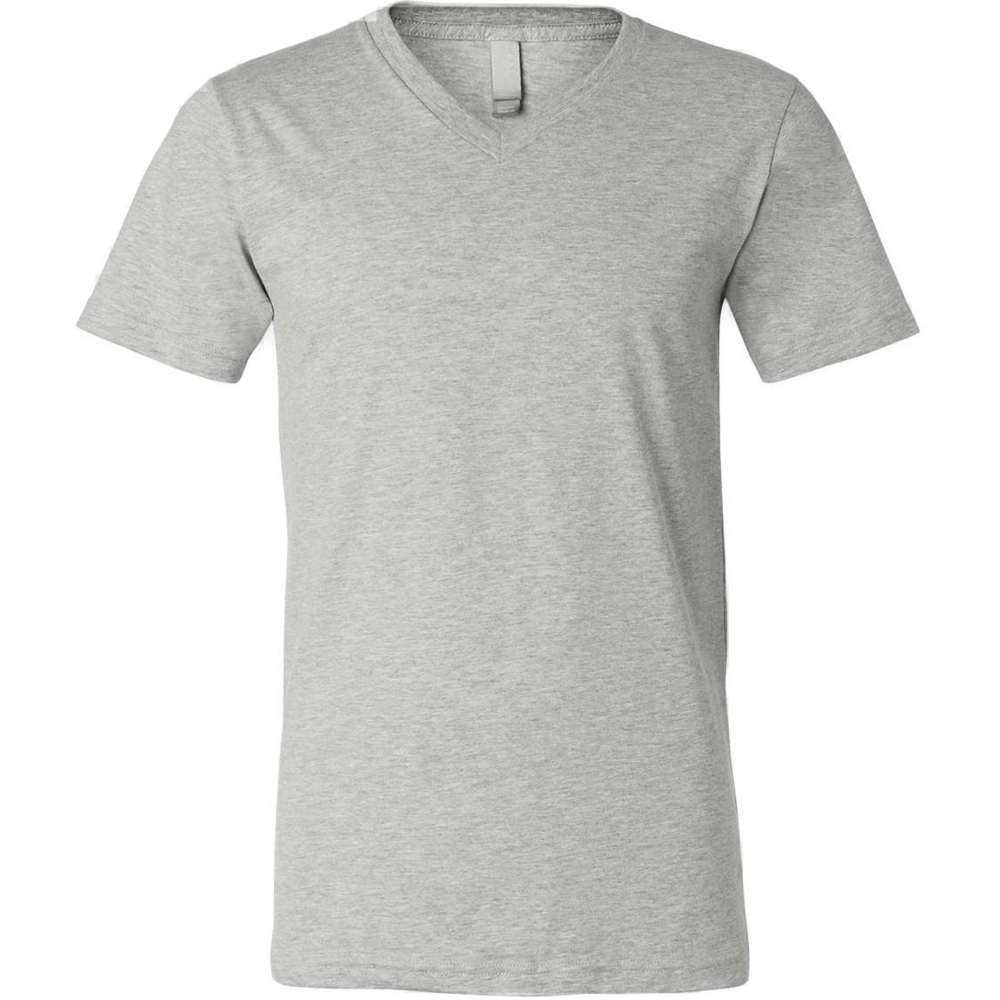 Heather CVC V-Neck Tee