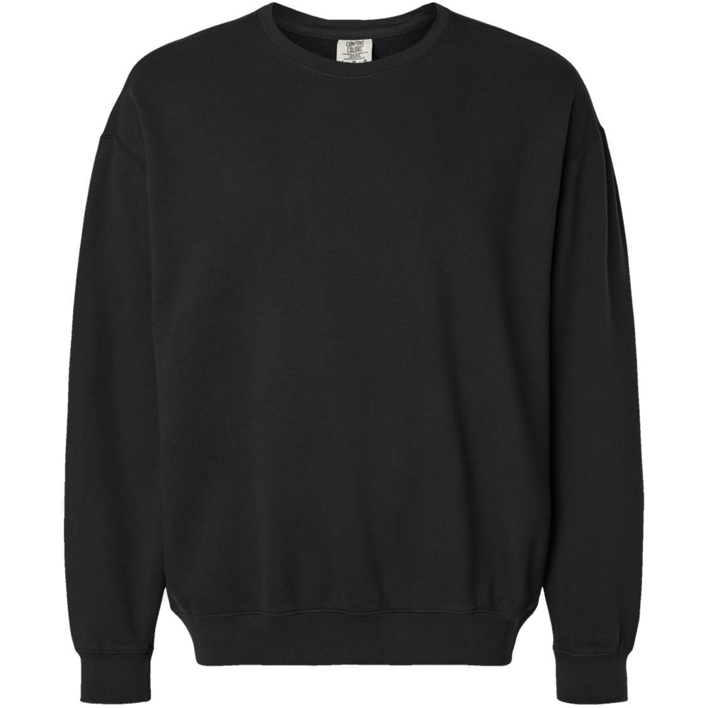 Garment-Dyed Lightweight Fleece Crewneck Sweatshirt