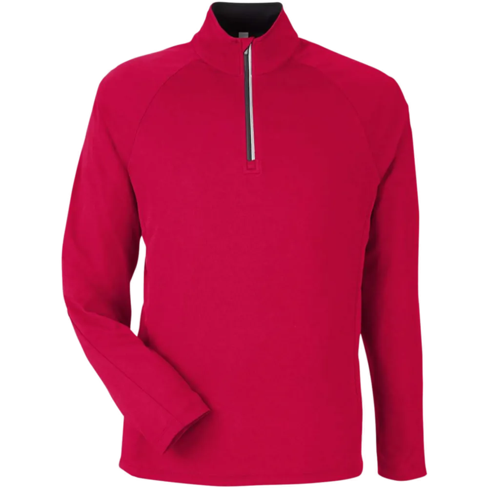 CORE365 CE418 Origin Performance Quarter-Zip – POD — Classic Red/ Carbon