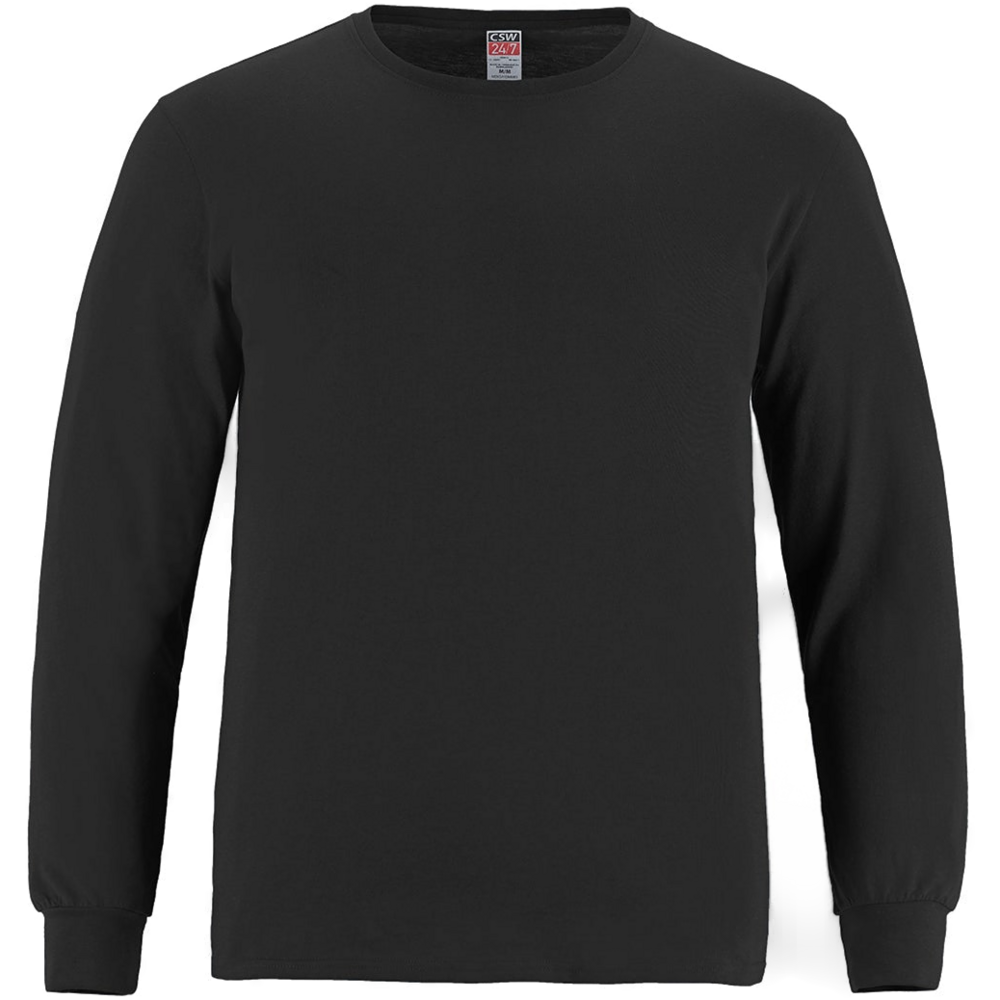 S5615Y - Breeze - Youth RING SPUN Combed Cotton Long Sleeve Crewneck T-Shirt
