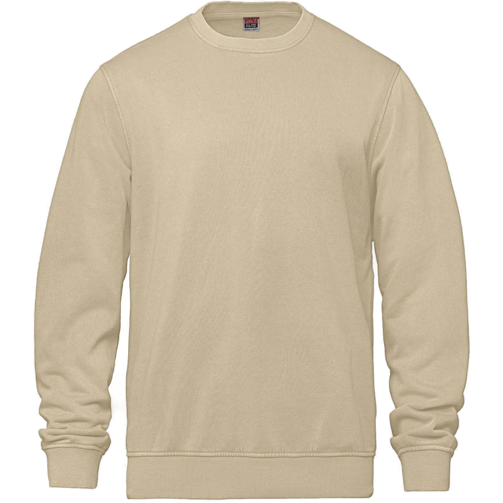 L00440 - SEASCAPE - Vintage Wash Crewneck Sweatshirt — Vintage Ivory