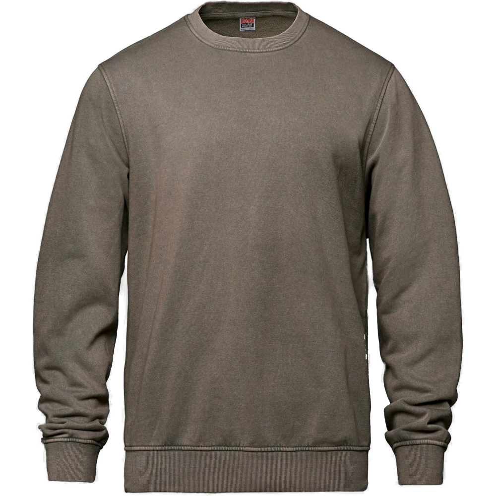 L00440 - SEASCAPE - Vintage Wash Crewneck Sweatshirt — Vintage Mushroom
