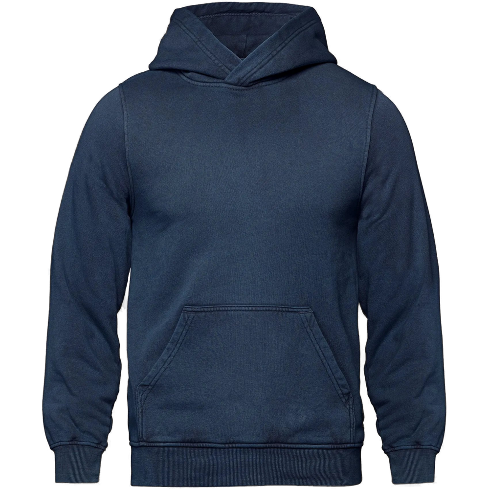 L00450 - WEEKENDER - Vintage Wash Pullover Hooded Sweatshirt — Vintage Denim Blue