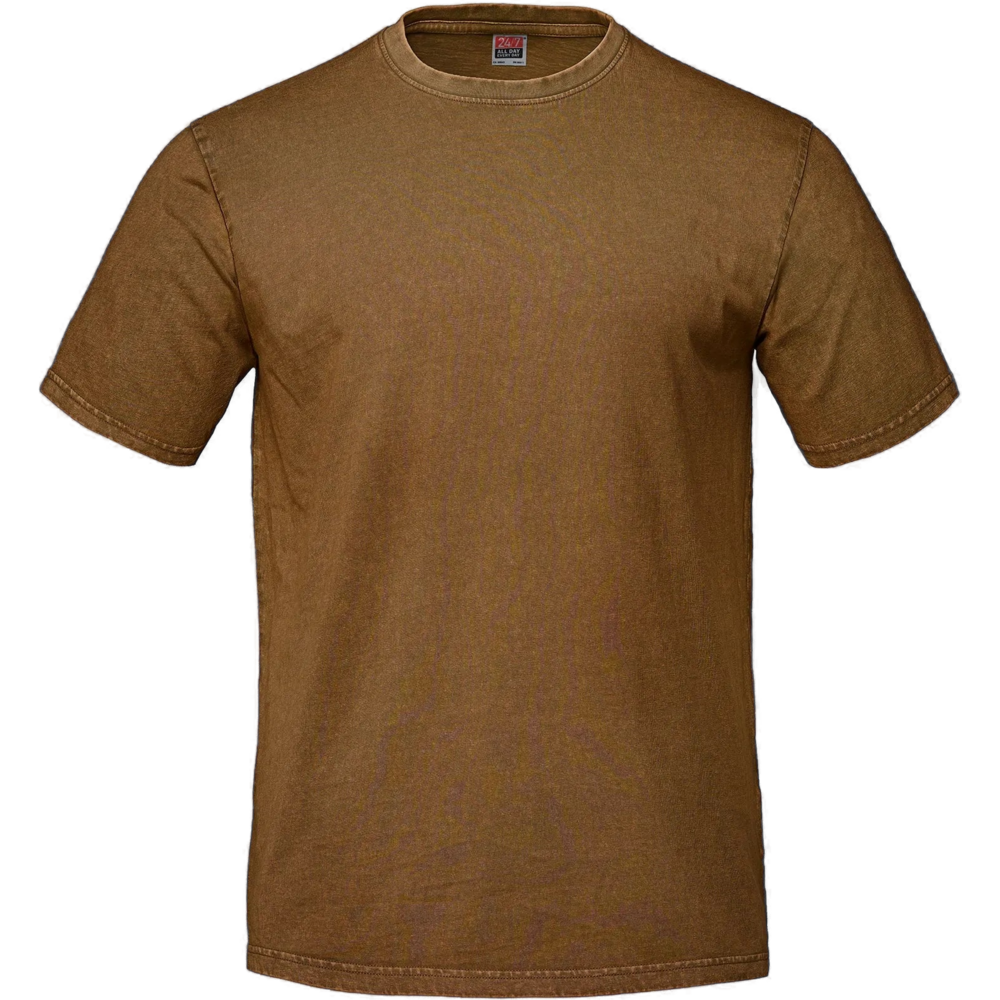 S05670 - HORIZON - Vintage Wash Cotton Crewneck T-Shirt — Vintage Caramel