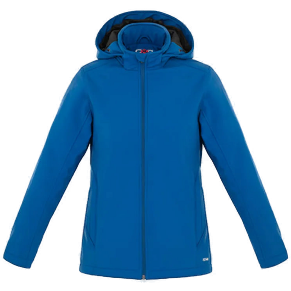 L03171 - Hurricane - Ladies Insulated Softshell Jacket w/ Detachable Hood — Cobalt Blue
