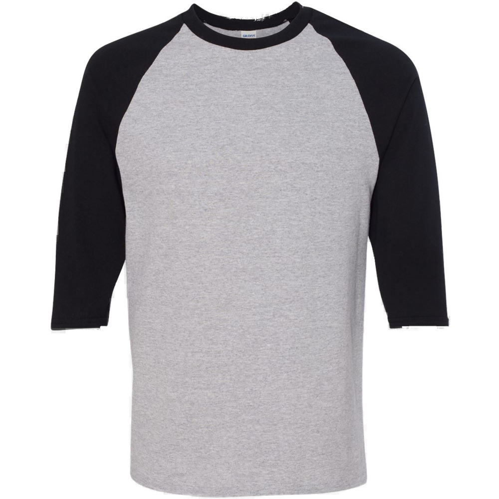 Heavy Cotton™ Raglan Three-Quarter Sleeve T-Shirt