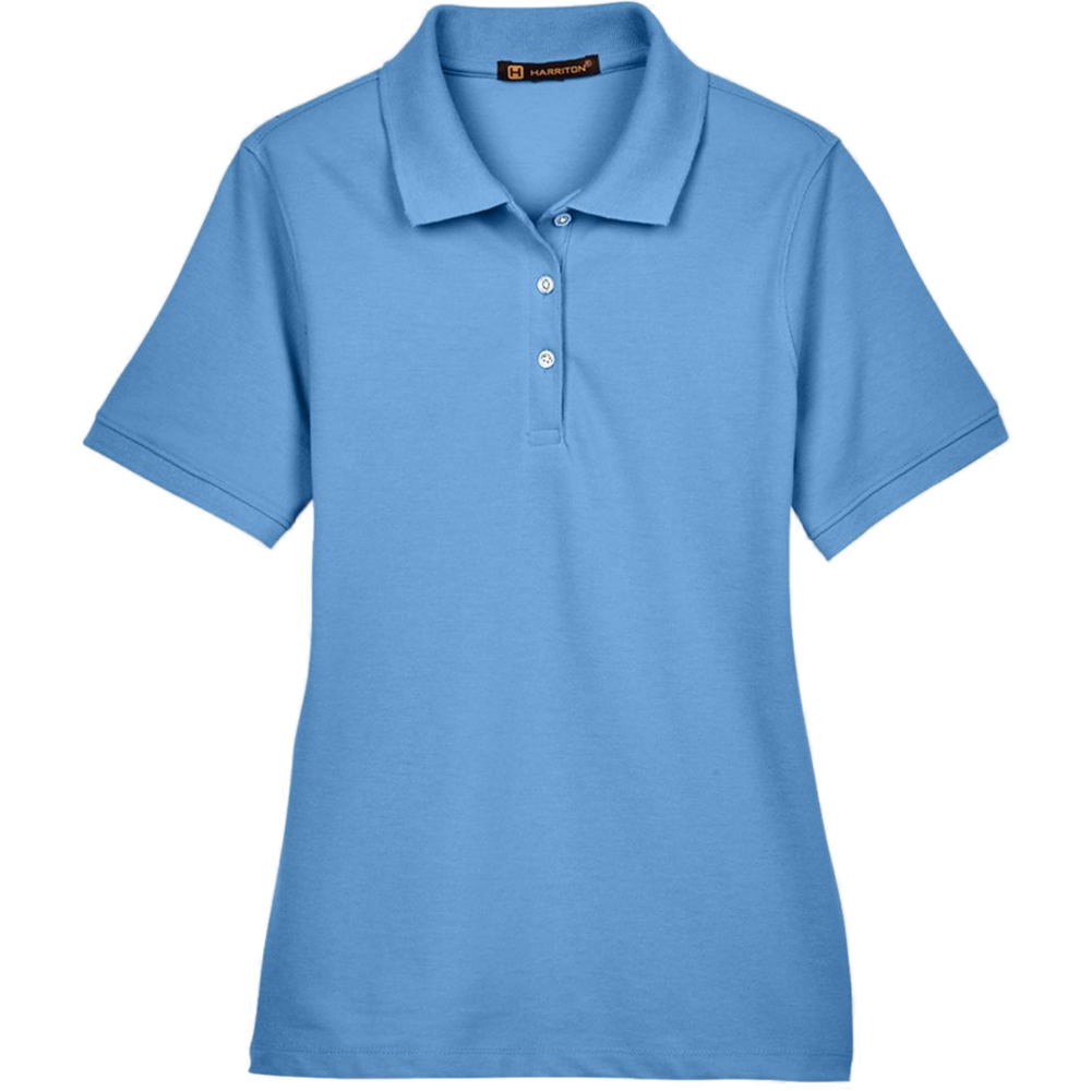 Women's Easy Blend Polo — Light College Blue