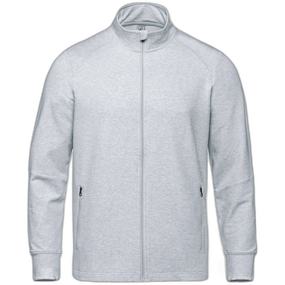 L00850 - Adventurer - Adult French Terry Performance Full Zip Sweatshirt — Athletic Heather Grey