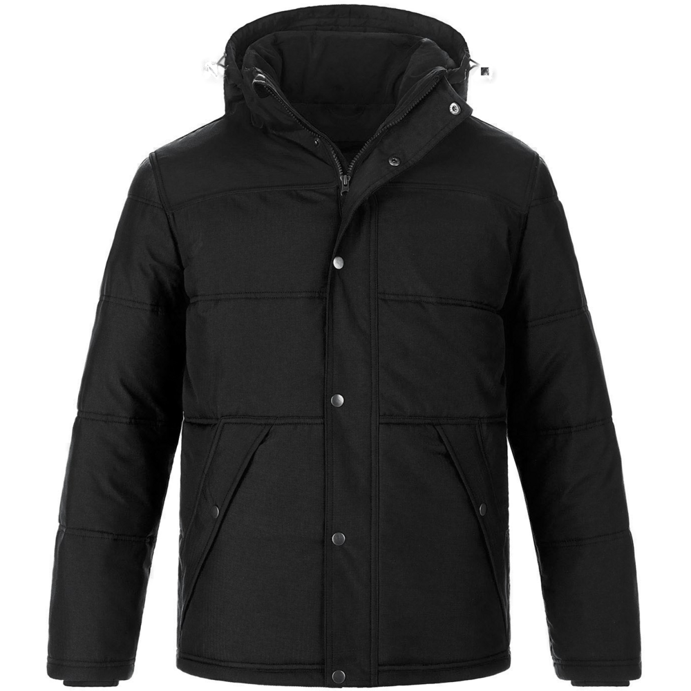 L06025 - Nunavut - Men's Puffy Coat w/ Detachable Hood