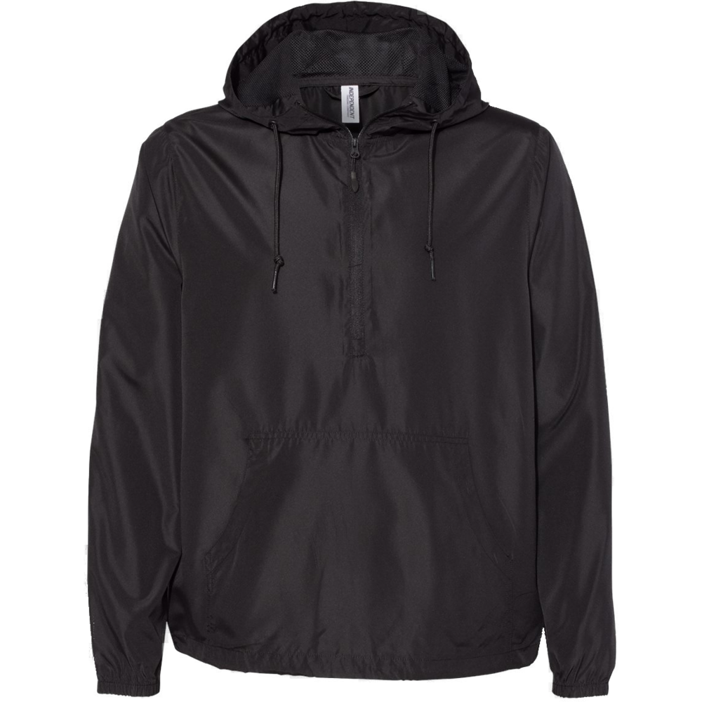 Lightweight Quarter-Zip Windbreaker Pullover Jacket