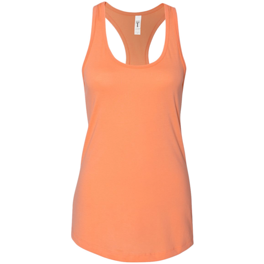 Women's Ideal Racerback Tank — Light Orange
