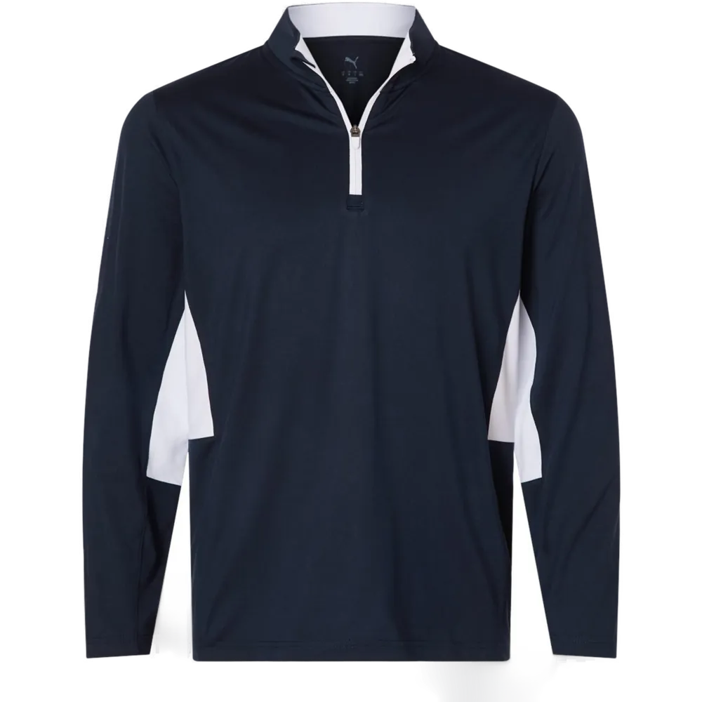 Men's Pure 2.0 Quarter-Zip — Deep Navy/ White Glow