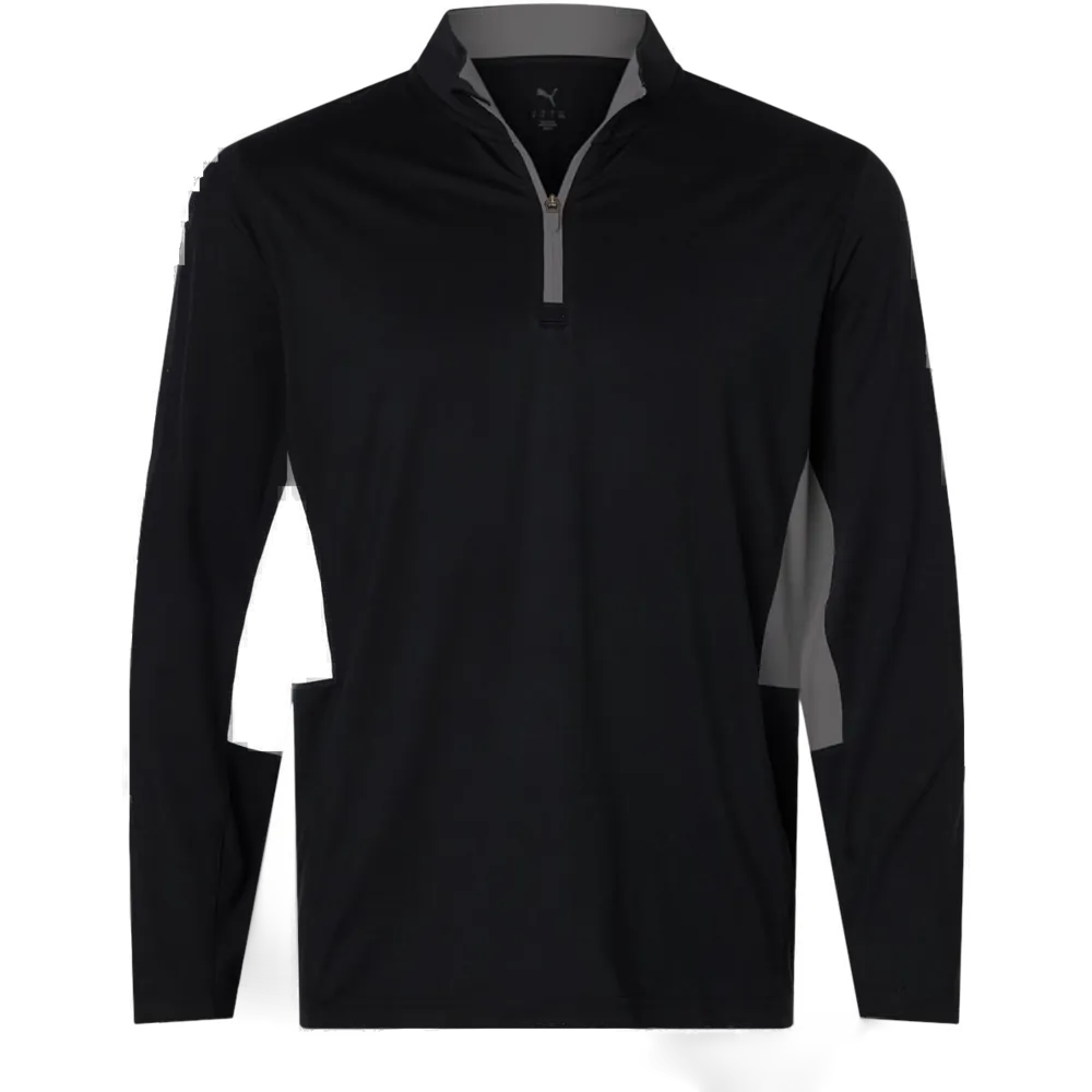 Men's Pure 2.0 Quarter-Zip — Puma Black/ Slate Sky