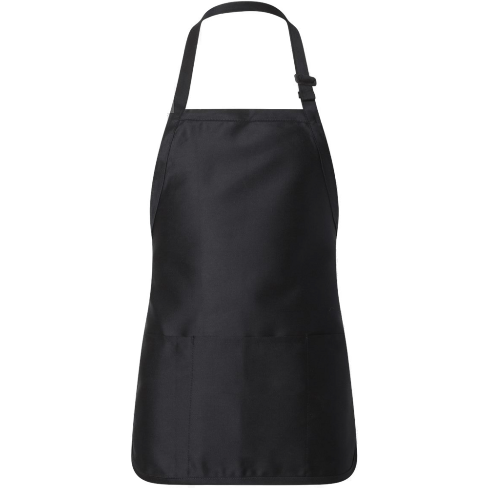Full-Length Apron with Pouch Pocket