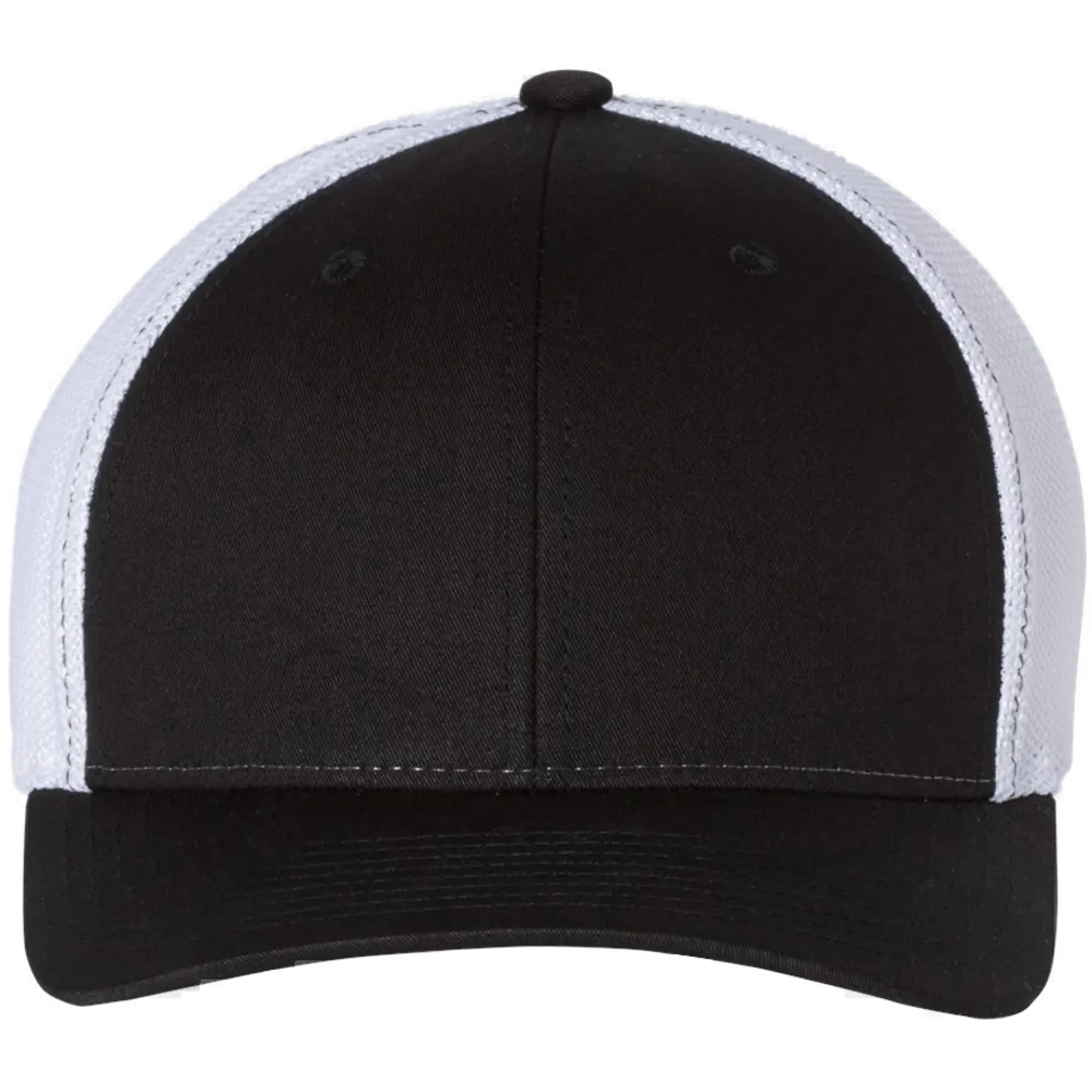 R-Flex Trucker Cap — Black/ White