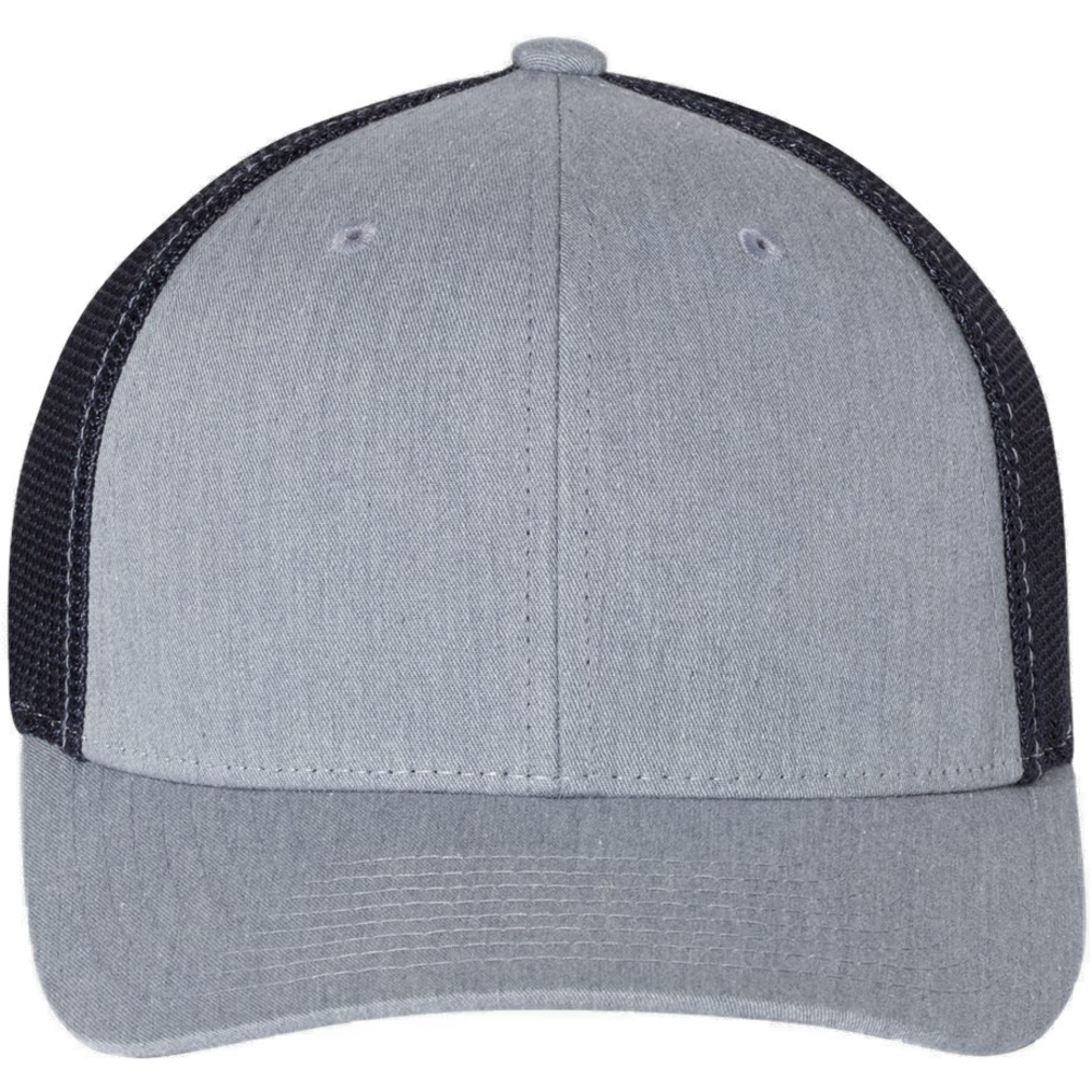 R-Flex Trucker Cap — Heather Grey/ Navy