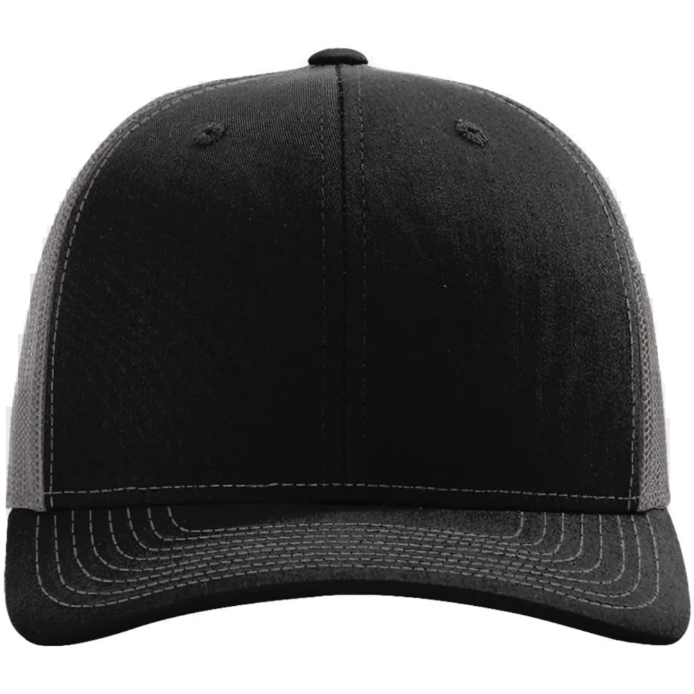 Snapback Trucker Cap — Black/ Charcoal