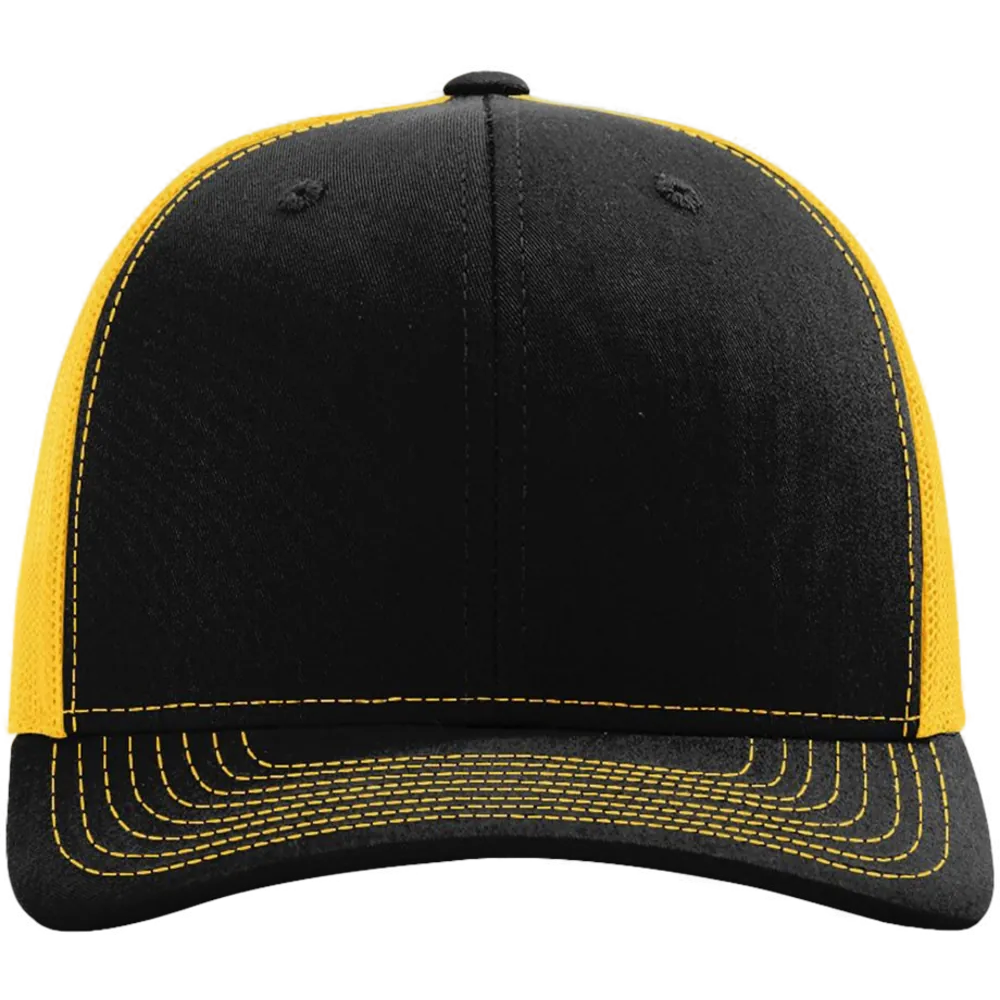 Snapback Trucker Cap — Black/ Gold