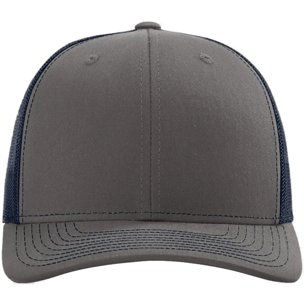 Snapback Trucker Cap — Charcoal/ Navy
