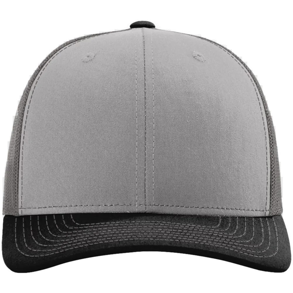Snapback Trucker Cap — Grey/ Charcoal/ Black