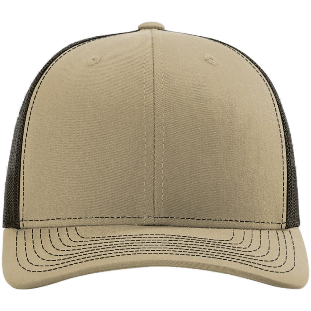 Snapback Trucker Cap — Khaki/ Coffee