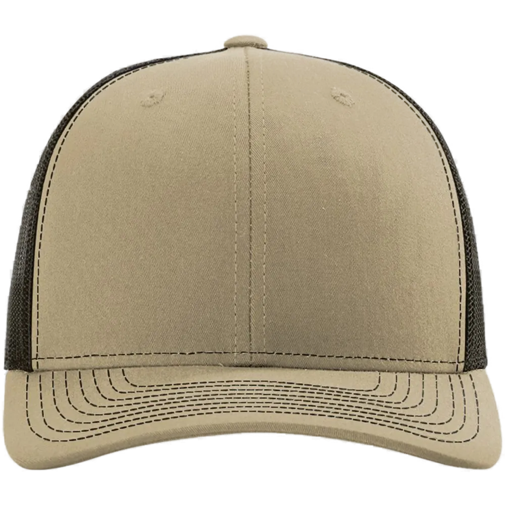Snapback Trucker Cap — Khaki/ Coffee