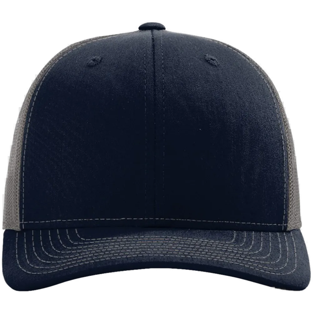 Snapback Trucker Cap — Navy/ Charcoal