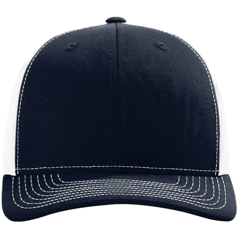 Snapback Trucker Cap — Navy/ White