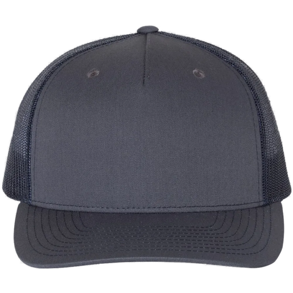 Five-Panel Trucker Cap — Ombre Blue/ Navy