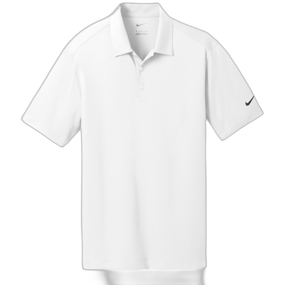 Dri-FIT Vertical Mesh Polo — flat white