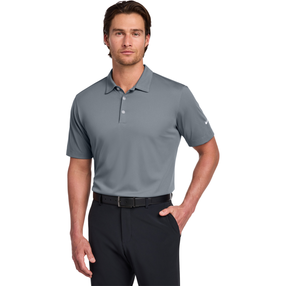 Dri-FIT Vertical Mesh Polo — modl cool grey