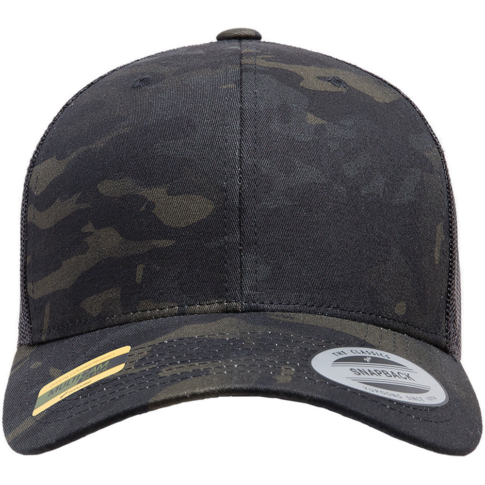 YP Classics Retro Trucker Cap — Multicam/Black