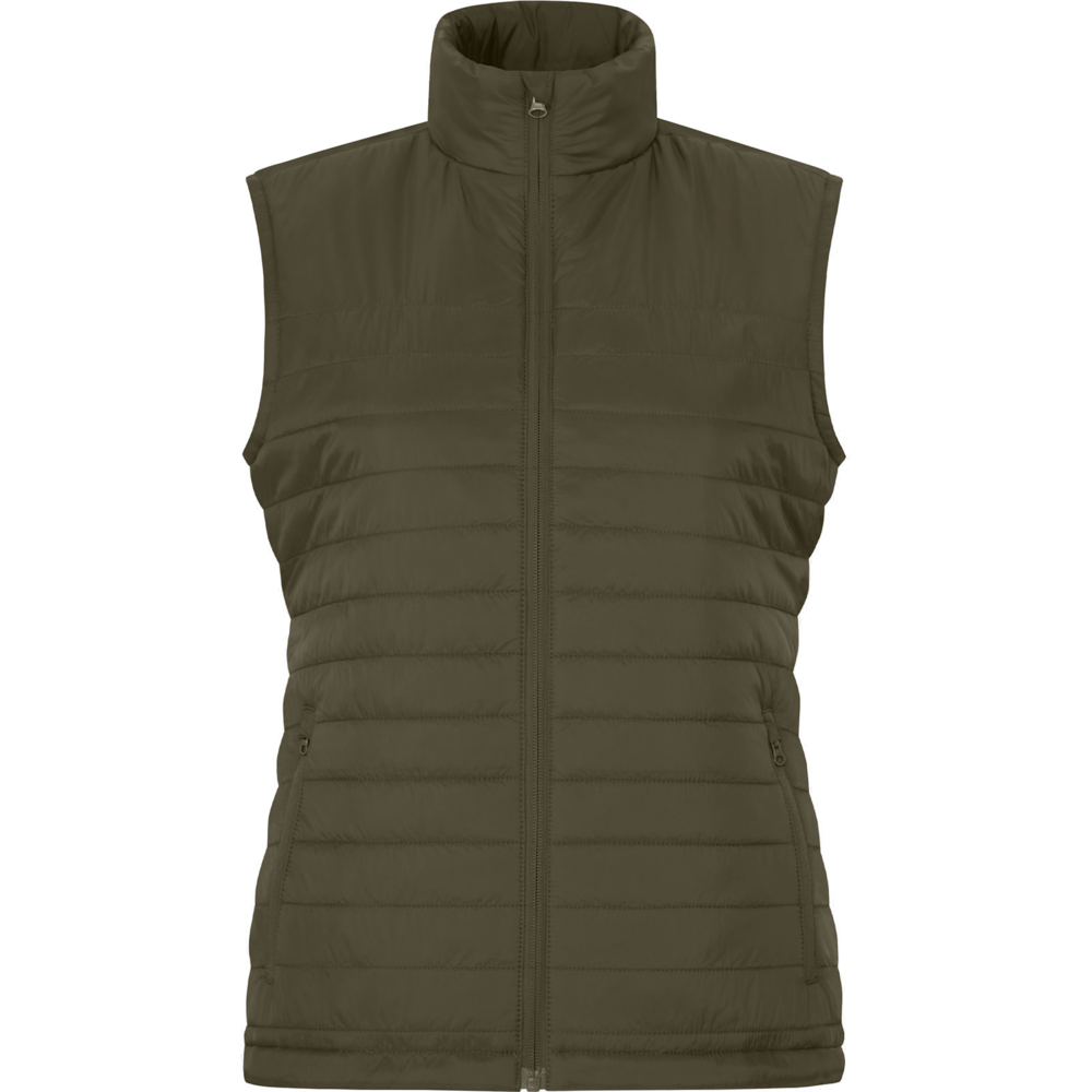 Essential Go To Puffy Lds Vest — Olive Green