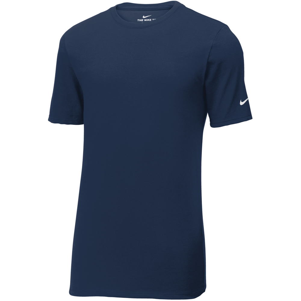 Dri-FIT Cotton/Poly Tee — College Navy