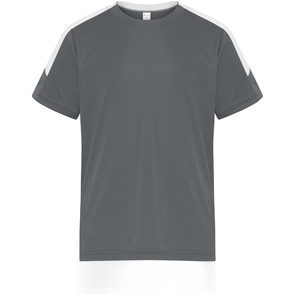 Pro Club Youth Tee — Coal Grey White