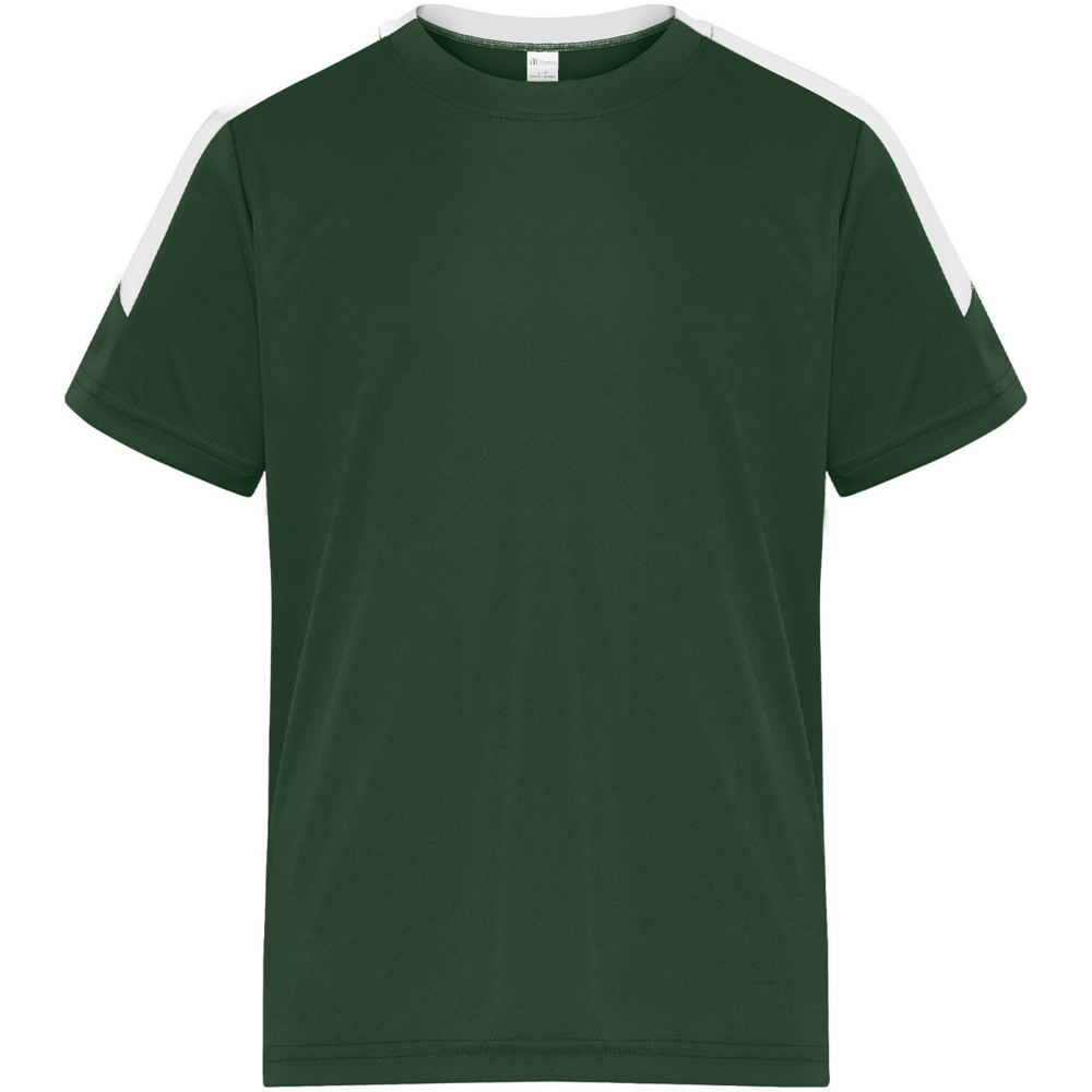 Pro Club Youth Tee — Forest Green White