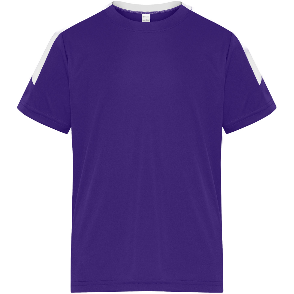 Pro Club Youth Tee — Purple White