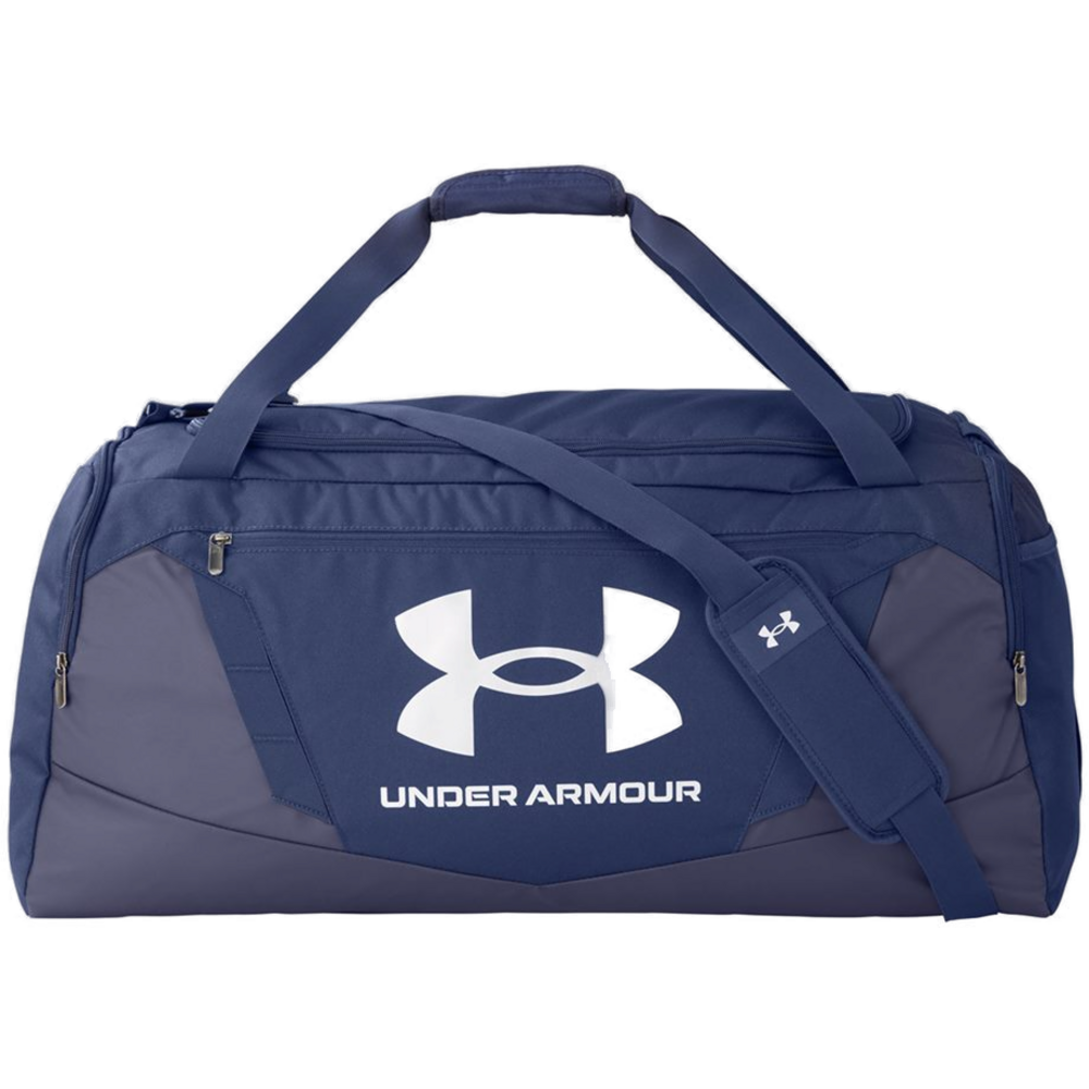 Undeniable 5.0 LG Duffle Bag — Midnight Navy/ Metallic Silver