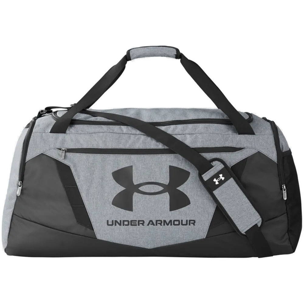 Undeniable 5.0 LG Duffle Bag — Pitch Grey Medium Heather/ Black