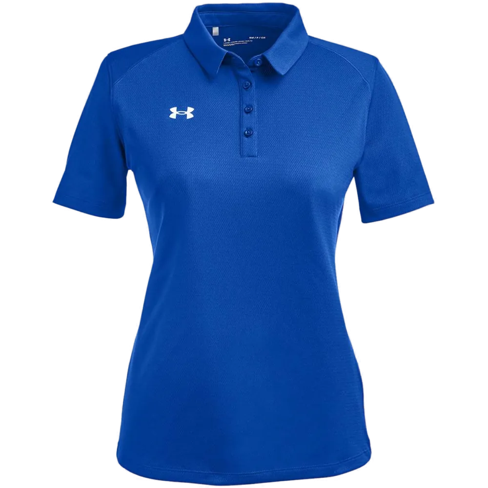 Under Armour 1370431 Women's Tech Polo – POD — Royal/ White