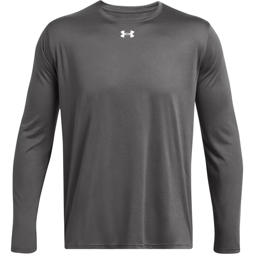 Under Armour 1376843 Team Tech Long Sleeve T-Shirt – POD — Castlerock/ White